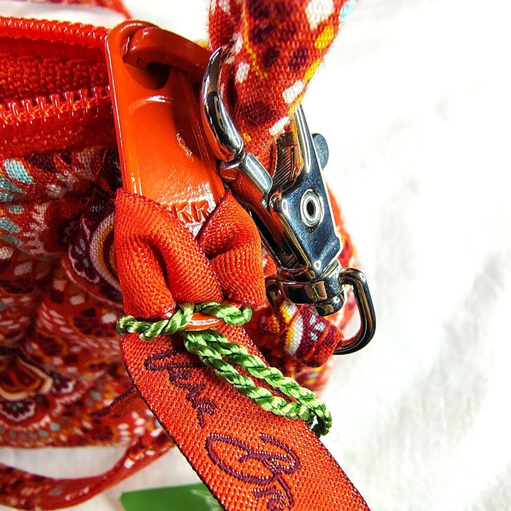 Vera Bradley Amy Paprika Small Crossbody Tag Country Gathering Unused Vintage - Picture 7 of 12